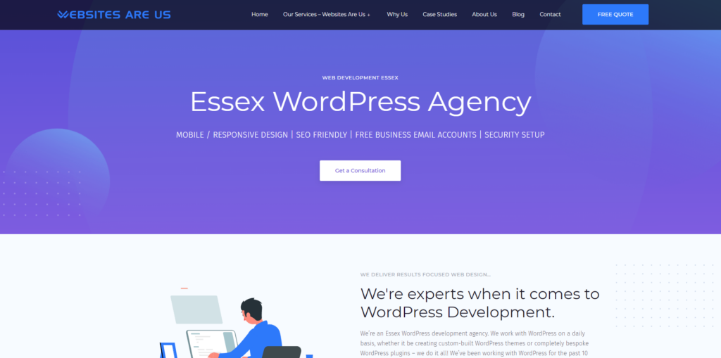 WordPress Development Essex Agency - Websites Are Us